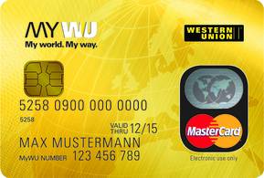 My WU prepaid card