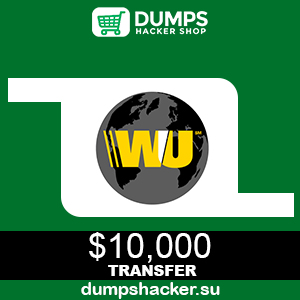 Western Union Money Transfer of $10,000