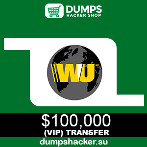 Western Union Money Transfer of $100,000